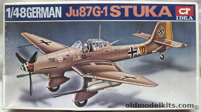 Idea 1/48 Junkers Ju-87 G-1 Stuka - (ex-Monogram), 1512 plastic model kit